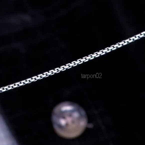 John Hardy JAI Box Chain 2.7mm Sterling Silver Bracelet - SMALL NIB - Picture 13 of 16